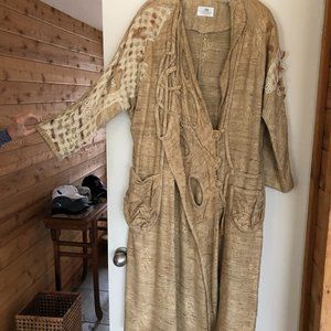 Raw Silk Coat from Paris